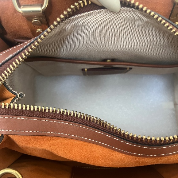 Coach Rogue 25 Brass/Papaya NWT - Picture 8 of 11